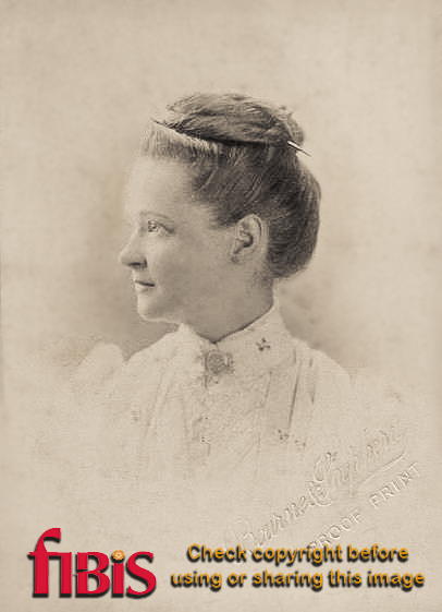 Emma Heron (nee Lawrence) in Simla in 1890