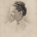 Emma Heron (nee Lawrence) in Simla in 1890