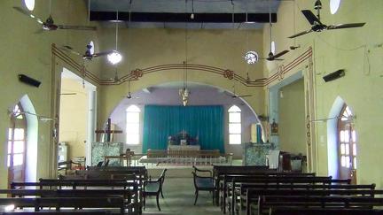 Bijnor Central Methodist Church interior