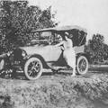 Avril Anderson [?] and Chevrolet on Bonzai [?] State Road, Mar. 1923