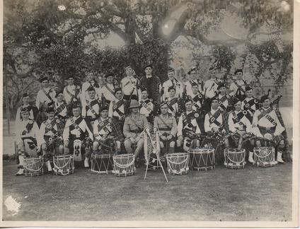 Band of the Calcutta Scottish Volunteers c1925