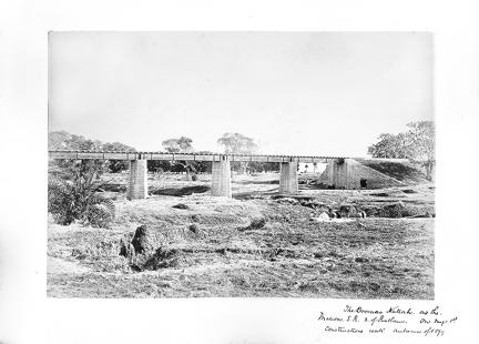 1879 Autumn Bridge north of Ratlam
