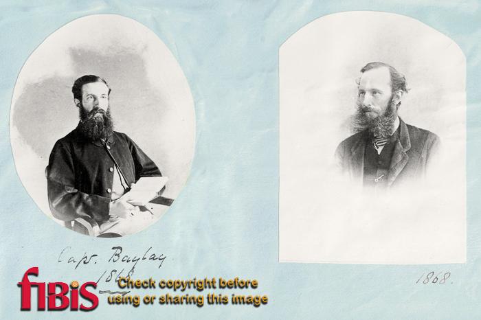 Potraits Capt Baylay & Charle Giles 1868