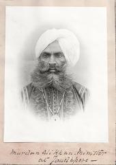 Portrait of Murdan Ali Khan, Minister at Jouhdpoure