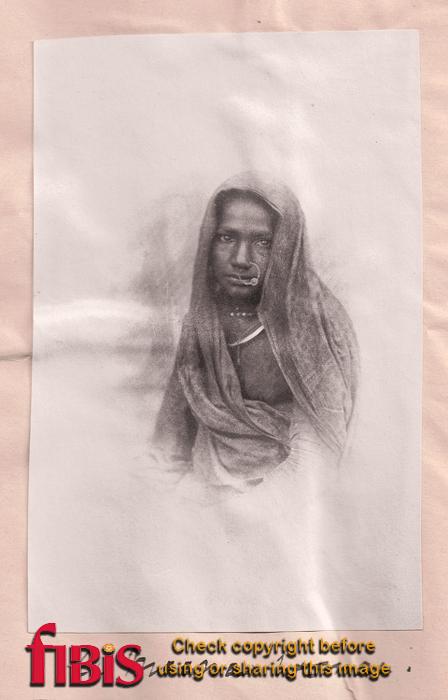 Portrait of a Meena Woman
