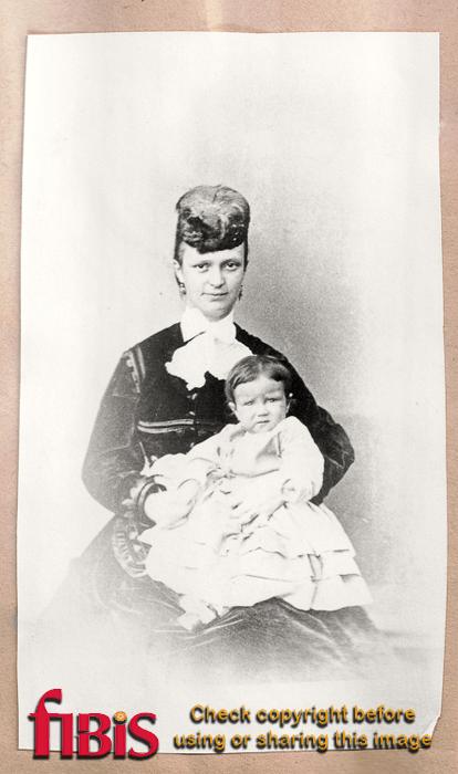 Portrait of Mrs Abbott and infant