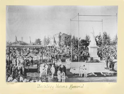 Unveiling Victoria Monument, Karachi Royal Visit