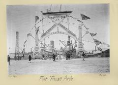 Royal Visit Karachi Port Trust Arch