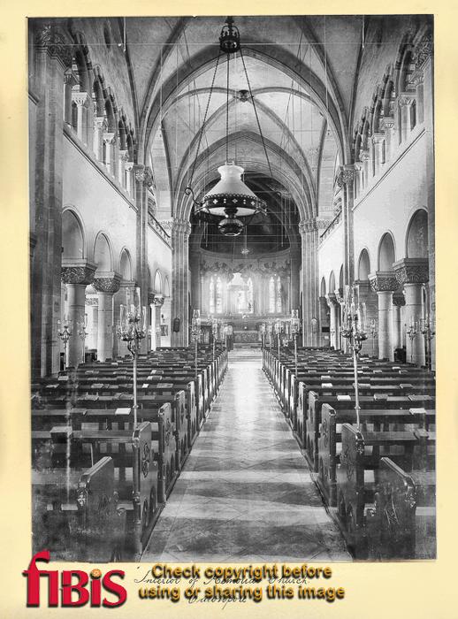 Interior of Memorial Church Cawnpore