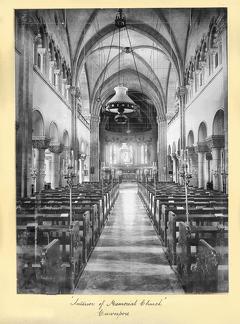 Interior of Memorial Church Cawnpore