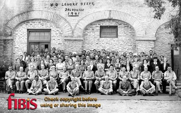 Officers and Staff BOR Lahore District HQ 1941