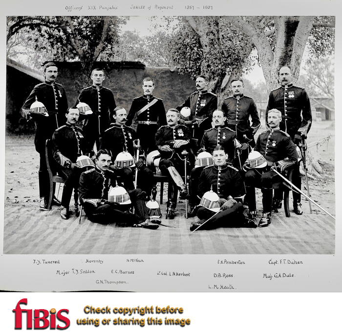 JarrettBlackAlbum051 Officers XIX Punjabis JUBILEE of Regiment 1857 - 1907_1.jpg