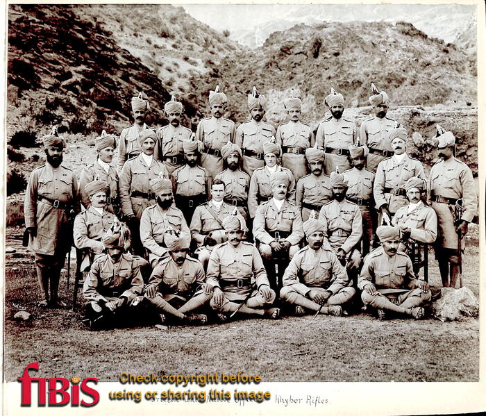 JarrettRedAlbum003 British and Native Officers Khyber Rifles
