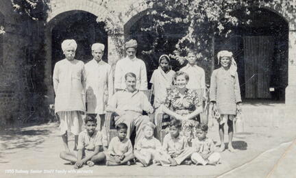 FA3 2 1955 Gorakhpur, Railway  Senior Staff member, family and Servants 