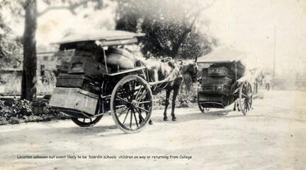 FA3 17 6 1940s Naini Tal, Boarding School departure 