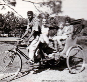 FA3 21 6 1950 Gorakhpur, rickshaw 