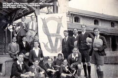 FA5 Victoria School Kurseong end of school train banner 