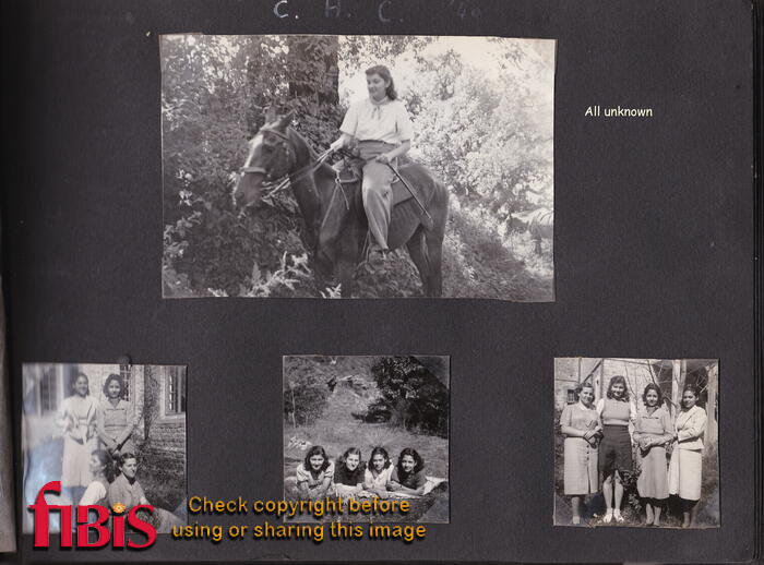 FA6 15 1940 CHC probably Naini Tal All Saints unknown people